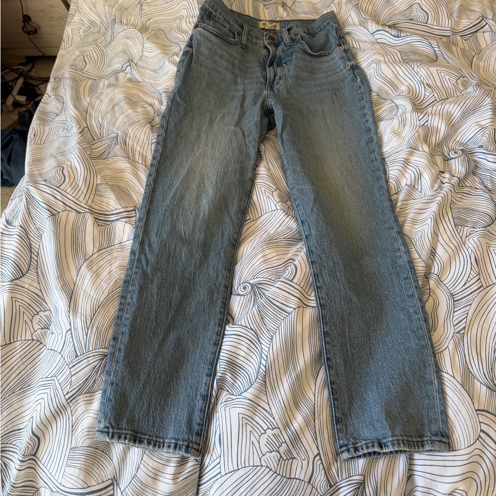 Madewell Women perfect vintage light wash jeans
